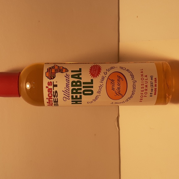 2 NEW 8 oz. bottles Africa's Best Ultimate Herbal oil with Ginseng. - Picture 2 of 5